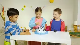 plastikinis stalas - Stalo žaidimas Ravensburger Plitsch Platsch Penguins 21325, EN - 7 nuotrauka