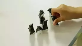plastikinis stalas - Stalo žaidimas Ravensburger Plitsch Platsch Penguins 21325, EN - 9 nuotrauka