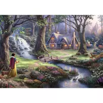 puzzle deliones 1000 - Schmidt Spiele Thomas Kinkade Disney Snow White 59485, 1000 det. - 2 nuotrauka