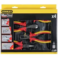 elektriko reples - STANLEY PLIERS MAX STELL VDE RINKINYS 4 vnt. - 2 nuotrauka