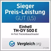 einhell suktuvas - Einhell TH-DY 500 E 2200 RPM - 8 nuotrauka