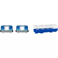 gelezinkeliams - Rinkinys Brio World Metro Train & Tunnel 33970, mėlyna - 5 nuotrauka