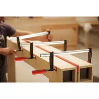 spaustuva medienos - Spaustuvas Bessey TPN16BE, 560 kg, plienas/medis/ketus, 160 mm x 80 mm - 2 nuotrauka