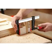 spaustuva medienos - Spaustuvas Bessey TPN16BE, 560 kg, plienas/medis/ketus, 160 mm x 80 mm - 4 nuotrauka