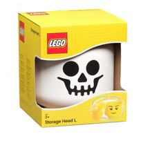 l lego - Daiktadėžė LEGO Storage Head L Skeleton, balta, 240 x 240 x 270 mm - 2 nuotrauka