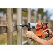 senukai akumuliatoriai - Perforatorius Black & Decker BCD900B-XJ; 1,2 J; SDS-plus; 18 V (be akumuliatoriaus ir pakrovėjo) - 5 nuotrauka