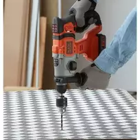 senukai akumuliatoriai - Perforatorius Black & Decker BCD900B-XJ; 1,2 J; SDS-plus; 18 V (be akumuliatoriaus ir pakrovėjo) - 7 nuotrauka