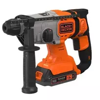 black decker 18v - Akumuliatorinis perforatorius SDS Black&Decker BCD900E2K - 3 nuotrauka