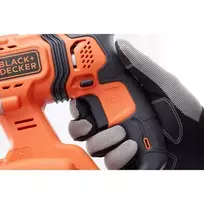 black decker 18v - Akumuliatorinis perforatorius SDS Black&Decker BCD900E2K - 5 nuotrauka