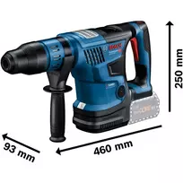 bosch sds 8 - Perforatorius Bosch GBH 18V-36 C BITURBO; 7,0 J; SDS-max; 18 V; 2x8,0 Ah akum. - 4 nuotrauka