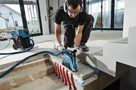 slifuoklio dulkiu nusiurbimo gaubtas - Apsauginis gaubtas Bosch GDE 230  FC-T  Professional - 3 nuotrauka