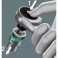 wera irankisi - Wera 8100 SA 10 Zyklop Metal, 28 vnt. - 3 nuotrauka
