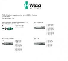 wera torque - Atsuktuvų rinkinys Wera Kraftform Torque, 26 vnt. - 2 nuotrauka