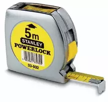 matavimo juosta rulete - Stanley PowerLock PVC  (0-33-932), 5 m, 25 mm - 2 nuotrauka