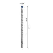 betono graztas 5 mm - SDS-plus-7X grąžtas Bosch 12x150x215mm, 10 vnt. - 6 nuotrauka