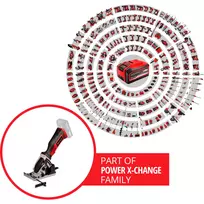 akumuliatoriniai diskinis - Einhell TE-CS 18/89 Li Solo 18 V 89 mm - 5 nuotrauka