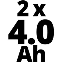 ermitazas - Einhell PXC-Twinpack 4,0 Ah - 2 nuotrauka
