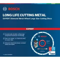 deimantiniai diskai 180 mm - Deimantinis pjovimo diskas Bosch 2608900535; 22,23x180 mm - 2 nuotrauka