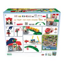 begius - BRIO traukinio bėgių rinkinys Central Station, 33989 - 4 nuotrauka