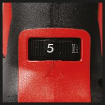 12 mg - Einhell TC-MG 18 Li-Solo Juoda, Raudona - 4 nuotrauka
