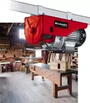 elektrinis keltuvas 500 kg - Elektrinis pakėlėjas Einhell TC-EH 250, 12 m Ø 3 mm lynas - 9 nuotrauka