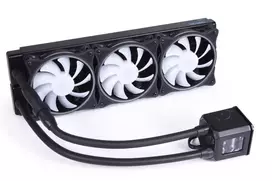 vandens ausintuvas - Alphacool Eisbaer Aurora HPE Edition 360 Juodas (Black) - 2 nuotrauka