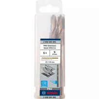 bosch hss co - Grąžtas metalui Bosch HSS-Co; DIN 338; 9x125 mm; 5 vnt. - 4 nuotrauka