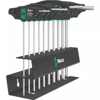 atsuktuvai t - Atsuktuvų komplektas Wera 454/10 HF Set Imperial 2; 10 vnt. - 5 nuotrauka