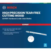 bosch siaurapjuklis - Pjūkleliai siaurapjūkliui Bosch T 308 BP; 3 vnt. - 2 nuotrauka