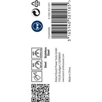 bosch hss co - Grąžtas metalui Bosch HSS-Co; DIN 338; 4,5x80 mm; 10 vnt. - 3 nuotrauka