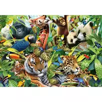 puzzle 1500 - Schmidt Spiele Colorful Animal World 73850, 59.8 x 84.6 cm, 1500 det. - 2 nuotrauka