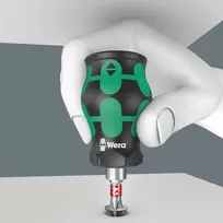 wera kraftform kompakt - Atsuktuvo rankena su 6 antgaliais Kraftform Kompakt Stubby Magazine 2, 1 vnt. - 2 nuotrauka