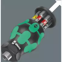 wera kraftform kompakt - Atsuktuvo rankena su 6 antgaliais Kraftform Kompakt Stubby Magazine 2, 1 vnt. - 4 nuotrauka