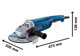 bosch kampinis 230 - Bosch GWS 22-230 P (06018C1105) - 6 nuotrauka