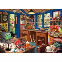 puzzle deliones 1000 - Schmidt Spiele Steve Read: Secret Puzzle - Dad's Workshop 111115, 1000 det. - 2 nuotrauka