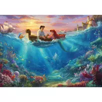 disney undinele - Schmidt Spiele Thomas Kinkade Studios: Disney - Ariel In The Nostalgia 59927, 500 det. - 2 nuotrauka