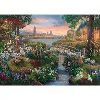 delione 3 - Schmidt Spiele Thomas Kinkade Studios: Disney 101 Dalmatians 108390, 1000 det. - 2 nuotrauka