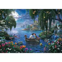 mazasis princas - Schmidt Spiele Thomas Kinkade Studios: The Little Mermaid and Prince Eric 57370, 1000 det. - 2 nuotrauka