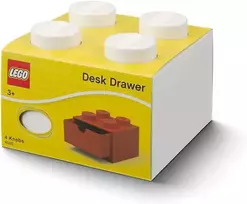 lego daiktadeze - Daiktadėžė LEGO DESK, baltos sp., 15,8 x 15,8 x 11,3 cm, 290 ml - 4 nuotrauka