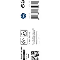 graztas 0.2 mm - Grąžtas metalui Bosch HSS-G; DIN 338; 13x151 mm; 5 vnt. - 2 nuotrauka