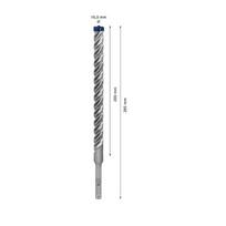 graztas betonui 16mm - Grąžtas betonui Bosch 2608900177; 16x200x265 mm; SDS-plus; 10 vnt. - 6 nuotrauka