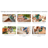 bosch 18v akumuliatoriai - BOSCH UniversalTacker 18V-14 - 2 nuotrauka
