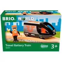 gelezinkeliams - Brio World keleivinis traukinys, 36047, Oranžinis-juodas (Orange-black) - 5 nuotrauka