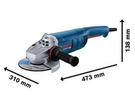 bosch kampini - Kampinis šlifuoklis GWS 22-180 J 06018C0300 BOSCH - 12 nuotrauka