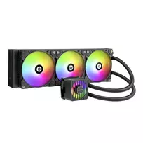 vandes ausintuvai procesoriaus - Enermax LIQMAXFLO 420 ARGB Juodas (Black) - 3 nuotrauka
