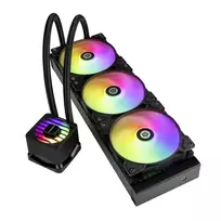 vandes ausintuvai procesoriaus - Enermax LIQMAXFLO 420 ARGB Juodas (Black) - 4 nuotrauka