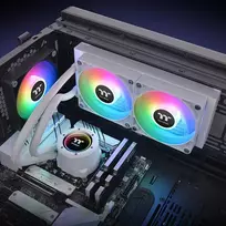 cpu argb cooler - Thermaltake TH240 V2 ARGB Sync Procesoriaus Aušintuvas Juodas (Black) - 2 nuotrauka