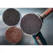 slifavimo diskas 125 mm - Šlifavimo veltinis ekscentr. šlifuokliui Bosch 2608901386; 125 mm; K280; 5 vnt. - 4 nuotrauka