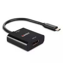usb c laidas 4k - Lindy 43269 USB-C į DisplayPort 4K 144Hz adapteris Juodas (Black) - 4 nuotrauka