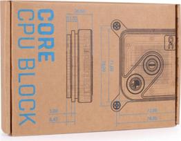 cpu argb cooler - Alphacool Core 1 Aurora CPU Cooler, ARGB Black - 3 nuotrauka